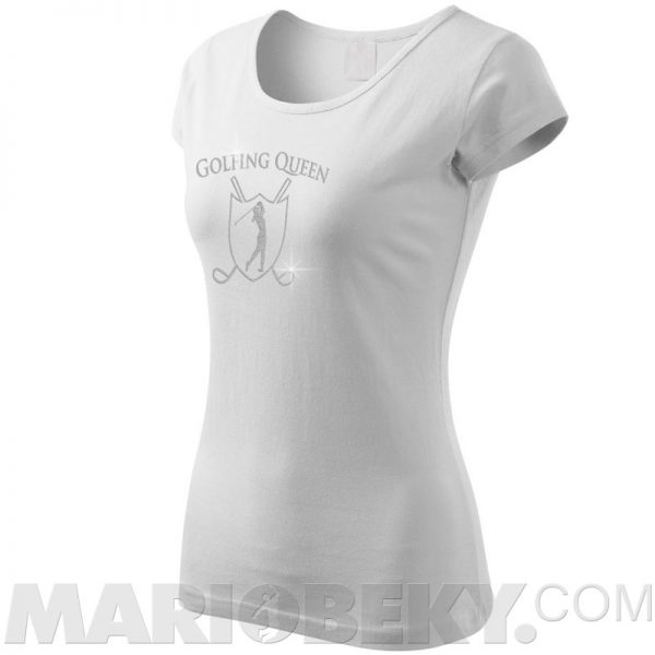 Golfing Queen Royal Tshirt Ladies